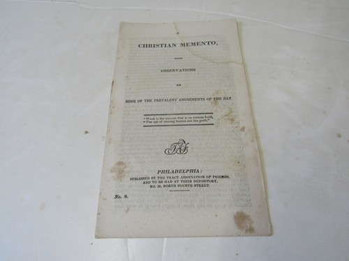 1830s christian memento - christian, w/