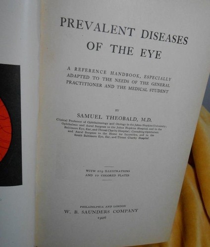 Antique medical book 1906 - book, 1st